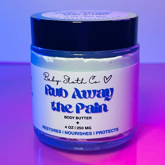 "RUB AWAY THE PAIN" ~  Whipped Body Butter [4OZ / FULL SIZE]